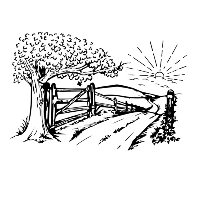 Country Roads-Life's Reflections Vault Appliqué