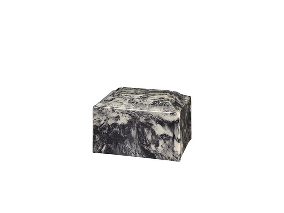 Cultured Marble Ebony Urn
