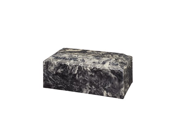 Cultured Marble Ebony Companion Urn