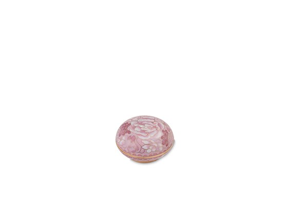 Cameo Rose Cloisonné Memory Holder