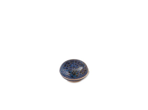 Blue Cloisonné Memory Holder