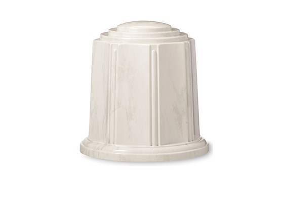 Regal Urn White/Silver