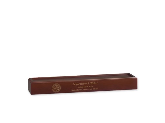 Flag Case Pedestal Urn