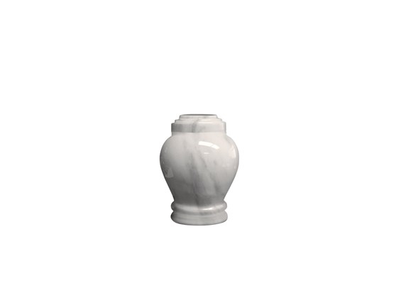 Embrace White Urn  5.5" Size