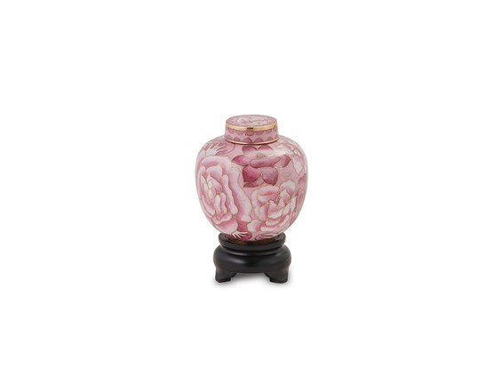 Cameo Rose Cloisonné Memento