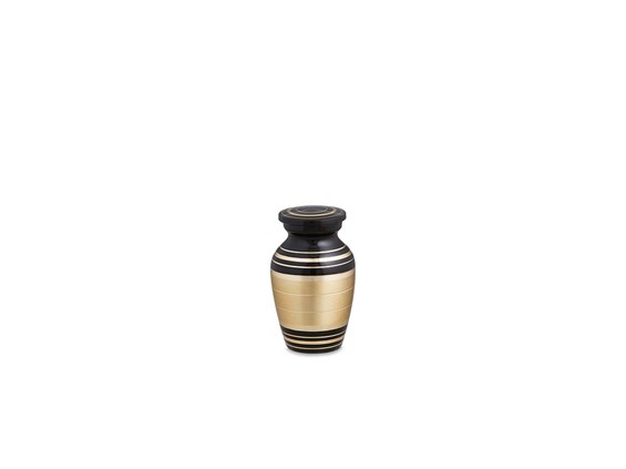 Black & Gold Circle Memento