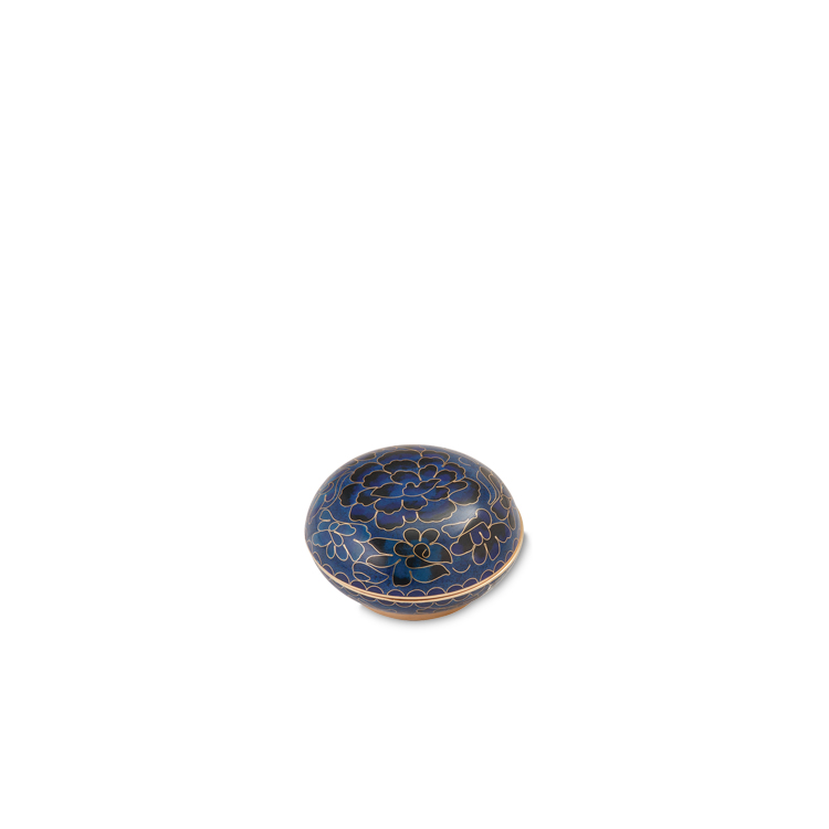 Blue Cloisonné Memory Holder