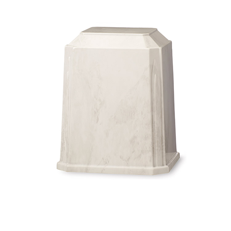 Tribute Urn White/Silver