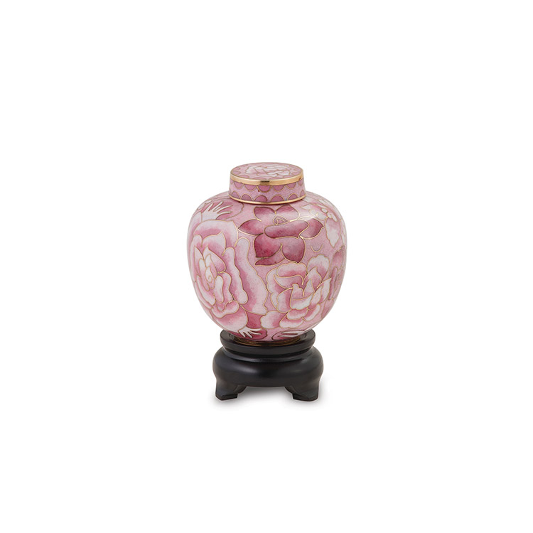 Cameo Rose Cloisonné Memento